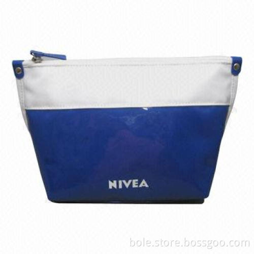 Cosmetic Bag, Made of Vinyl, Branded Design with Good Workmanship and Resonable Prices
